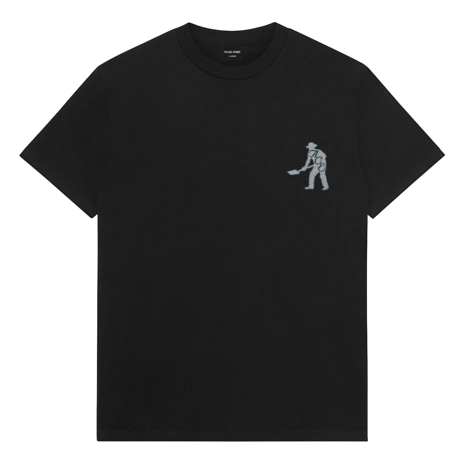 “ACE & SPADE” T-SHIRT (BLACK