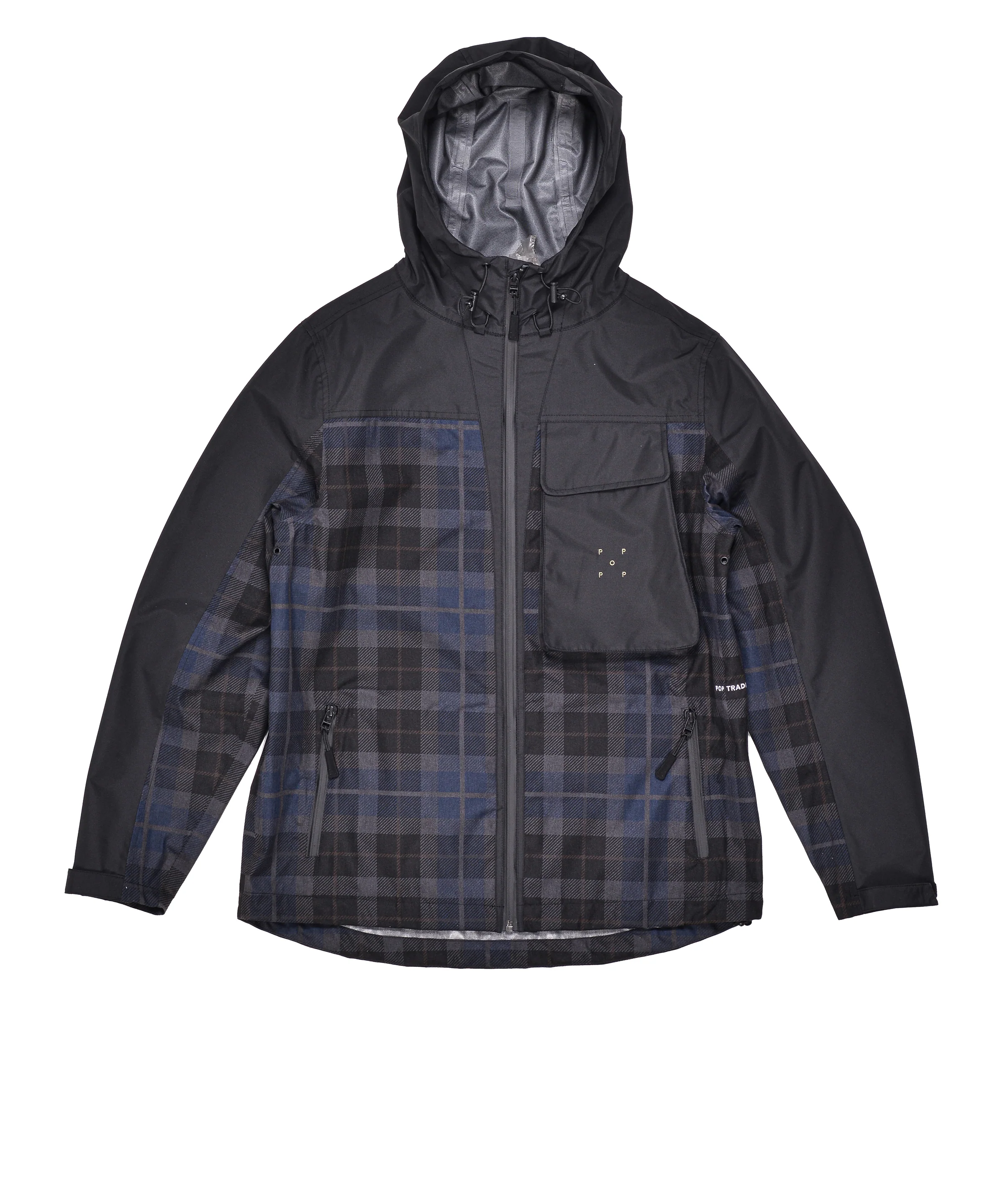“BIG POCKET” JACKET (BLUE/NAVY CHECK)