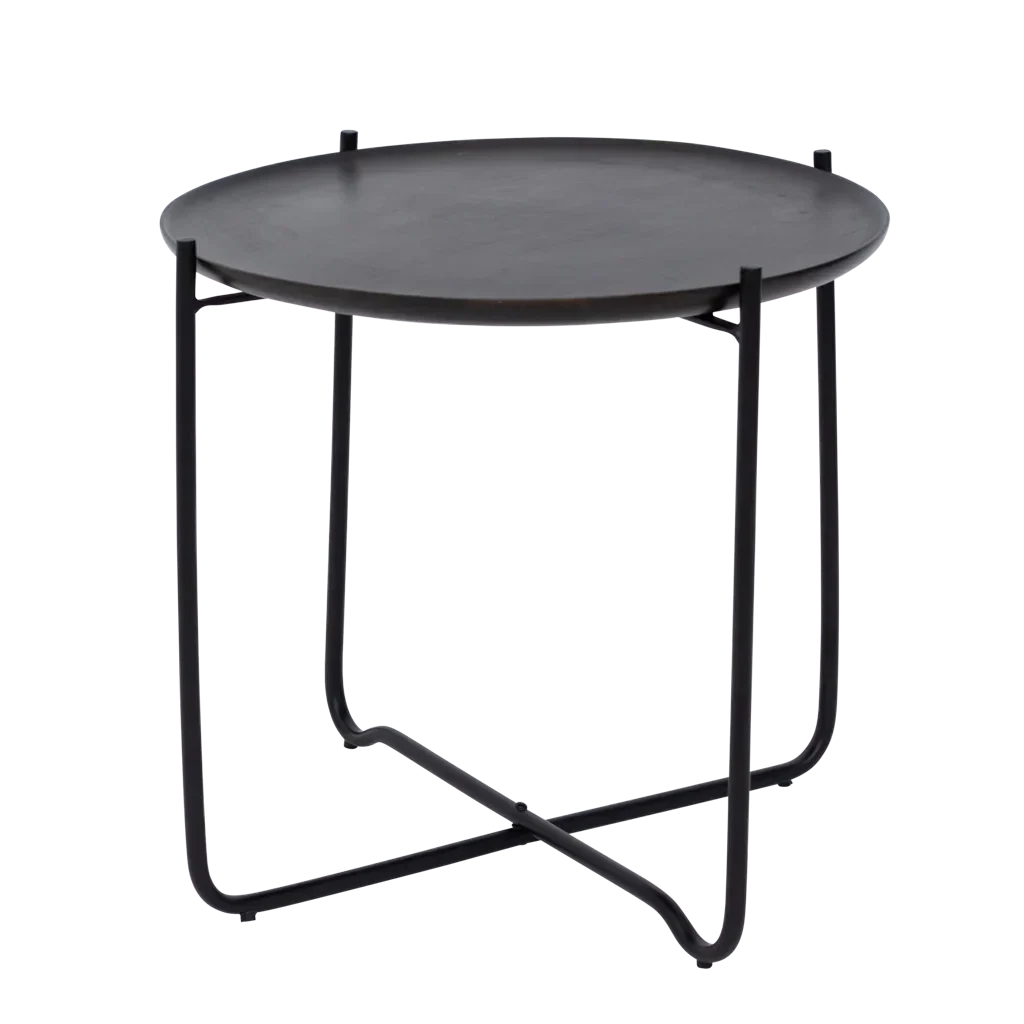 Coffee table with serving tray Fez, Shizu Black Small