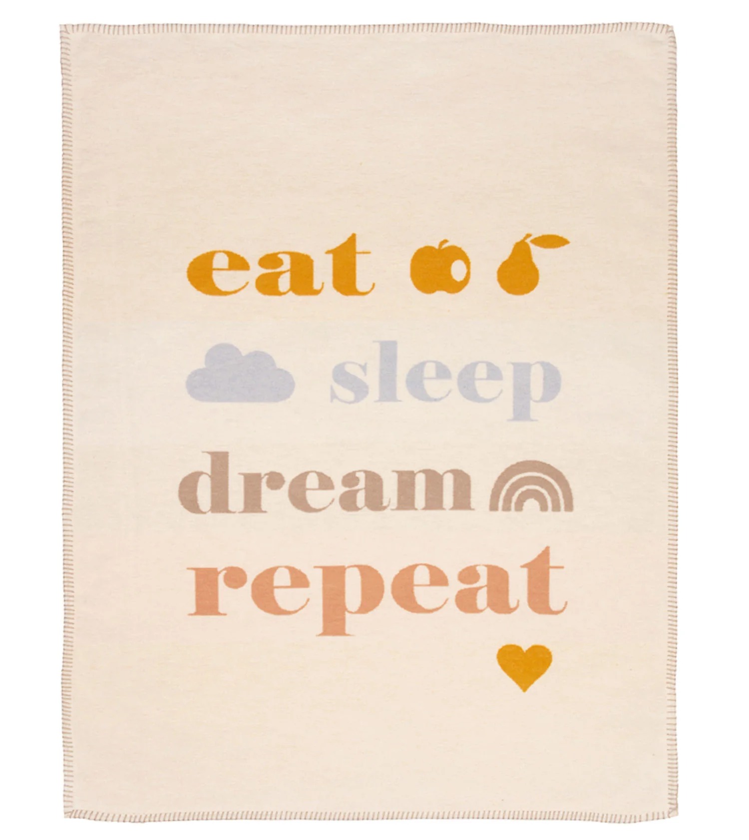 David Fussenegger Babydeken 75/100 – Lena – Sleep Dream en Repeat