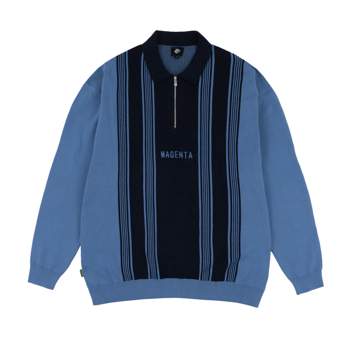 “1984” KNITTED POLO (BLUE)
