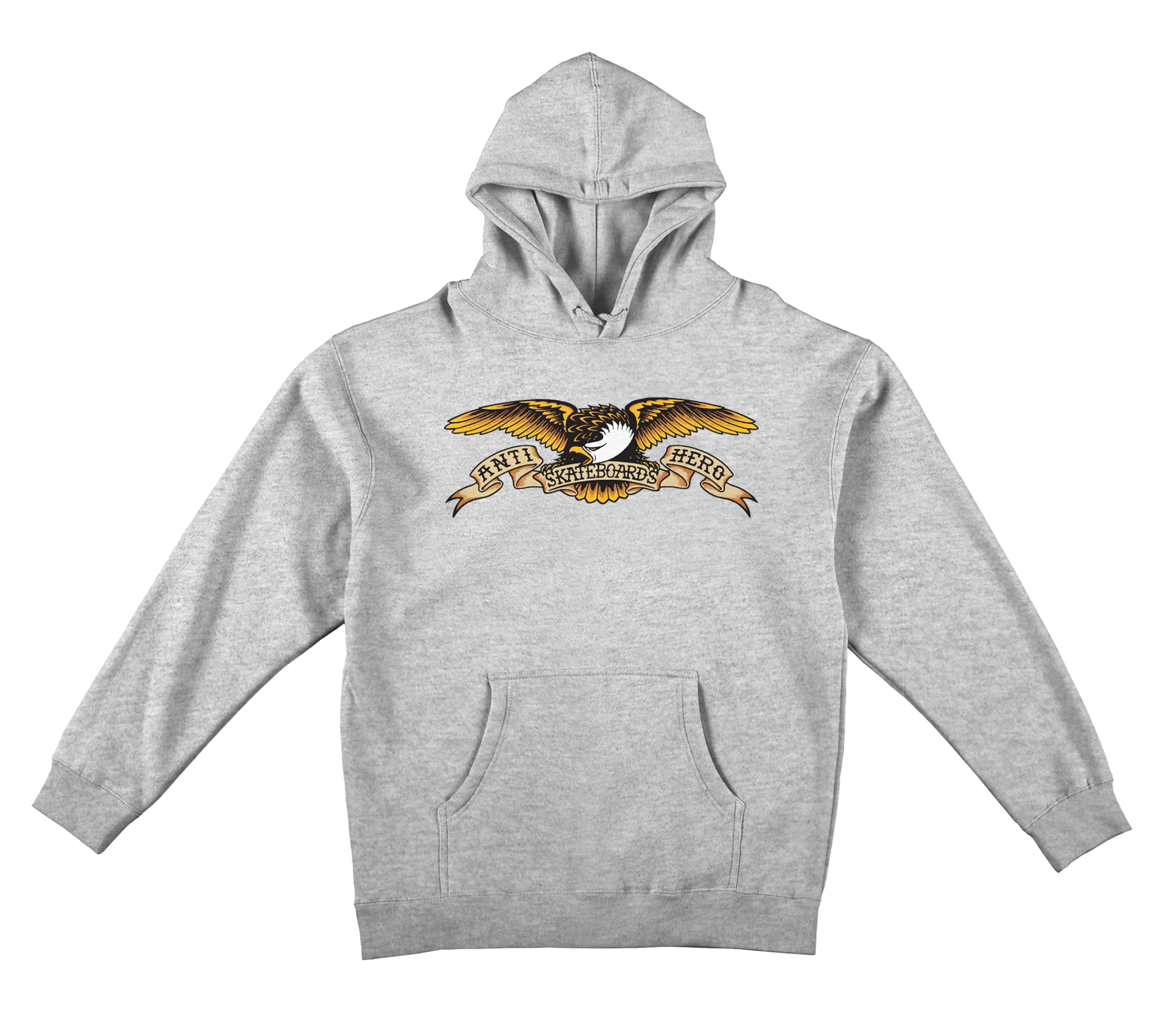 “EAGLE” YOUTH HOODIE (HEATHER GREY)
