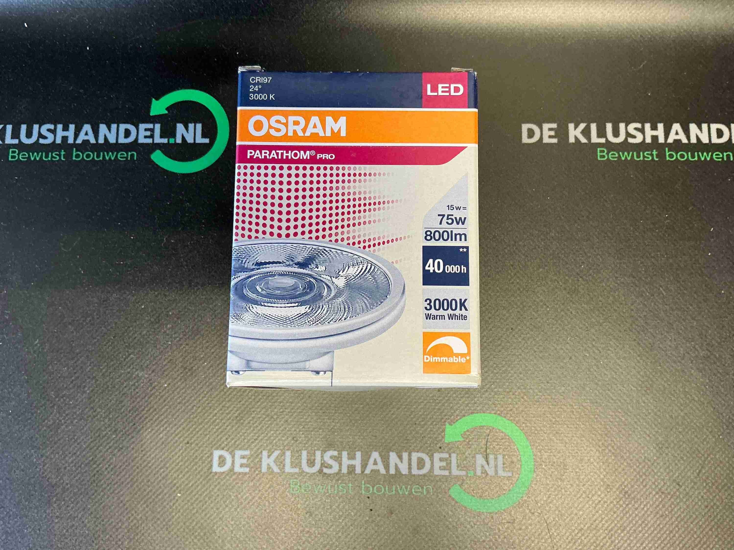 Osram Parathom AR111 / G53 LED Spot 15w 12V Dimbaar Warm Wit
