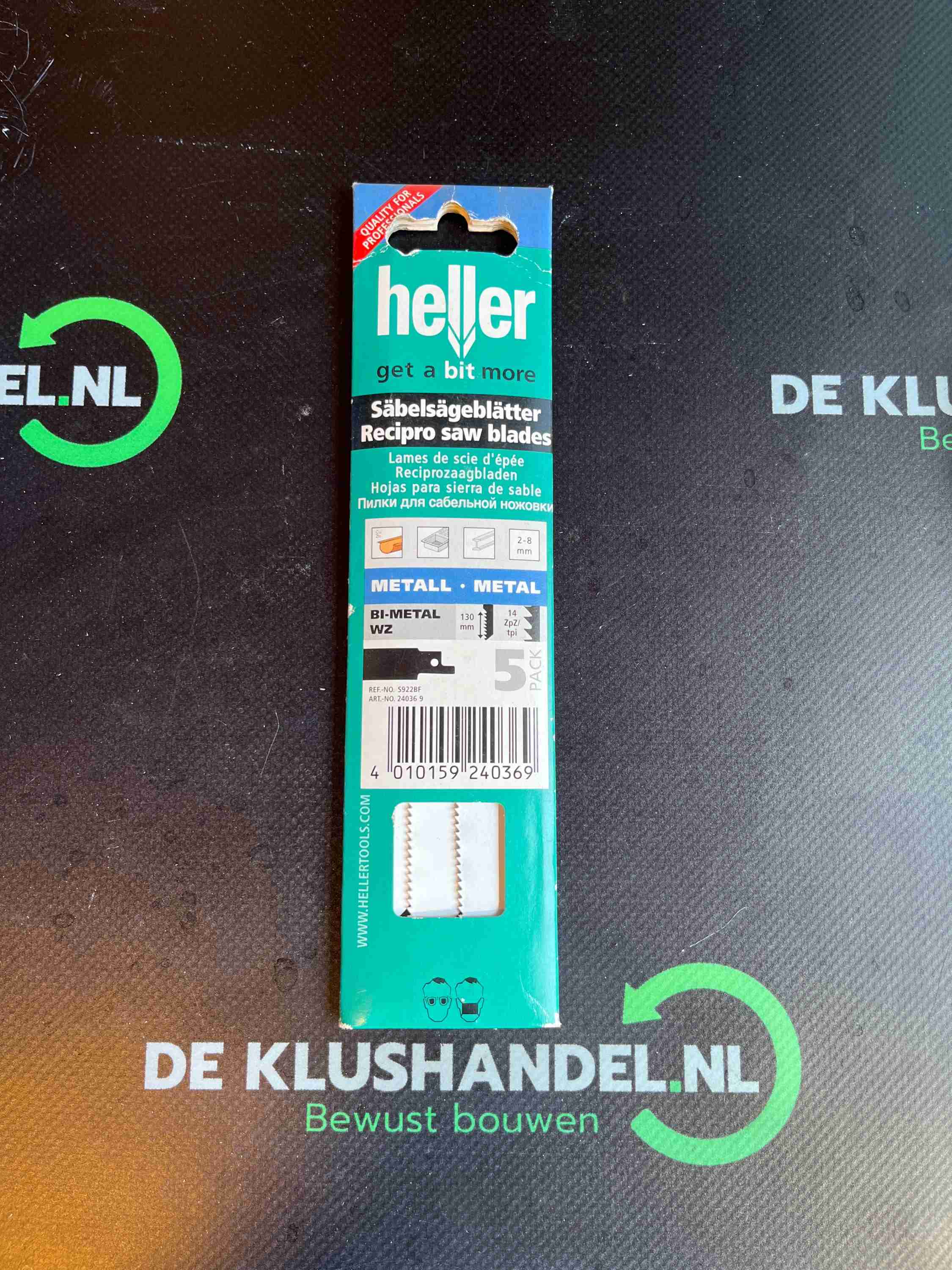 Heller 24036 9 Sabelzaagblad 4040 Zaagbladlengte 130 mm 5 stuk(s)
