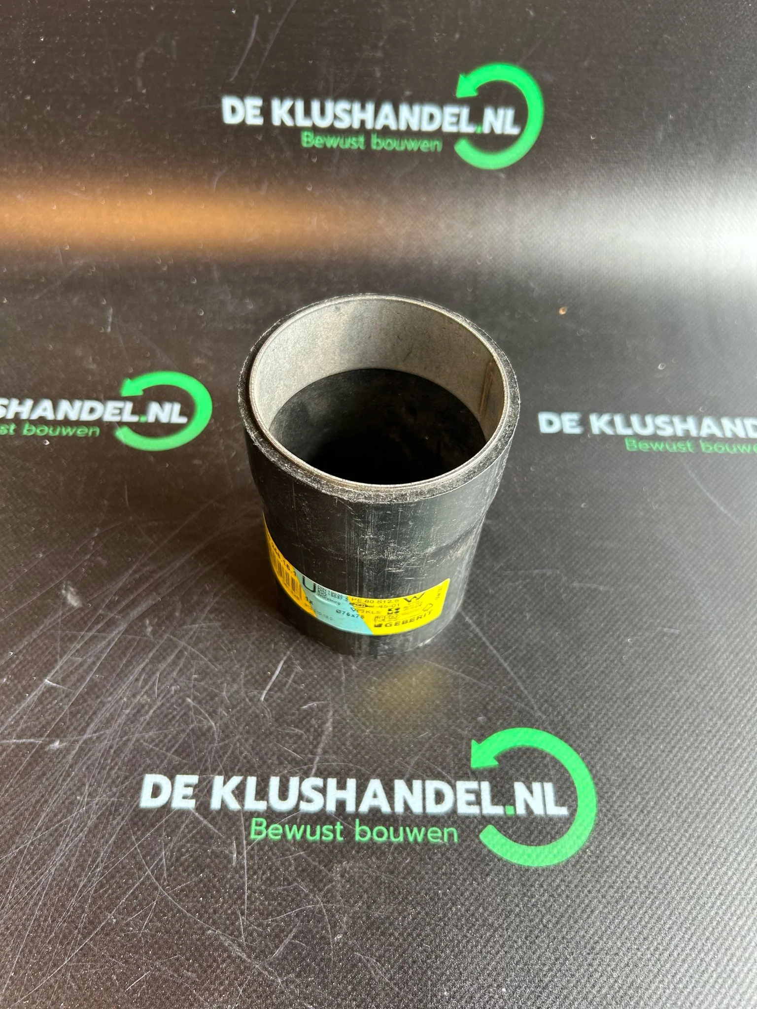 Geberit PE gietijzer aansluit stuk 75/78mm