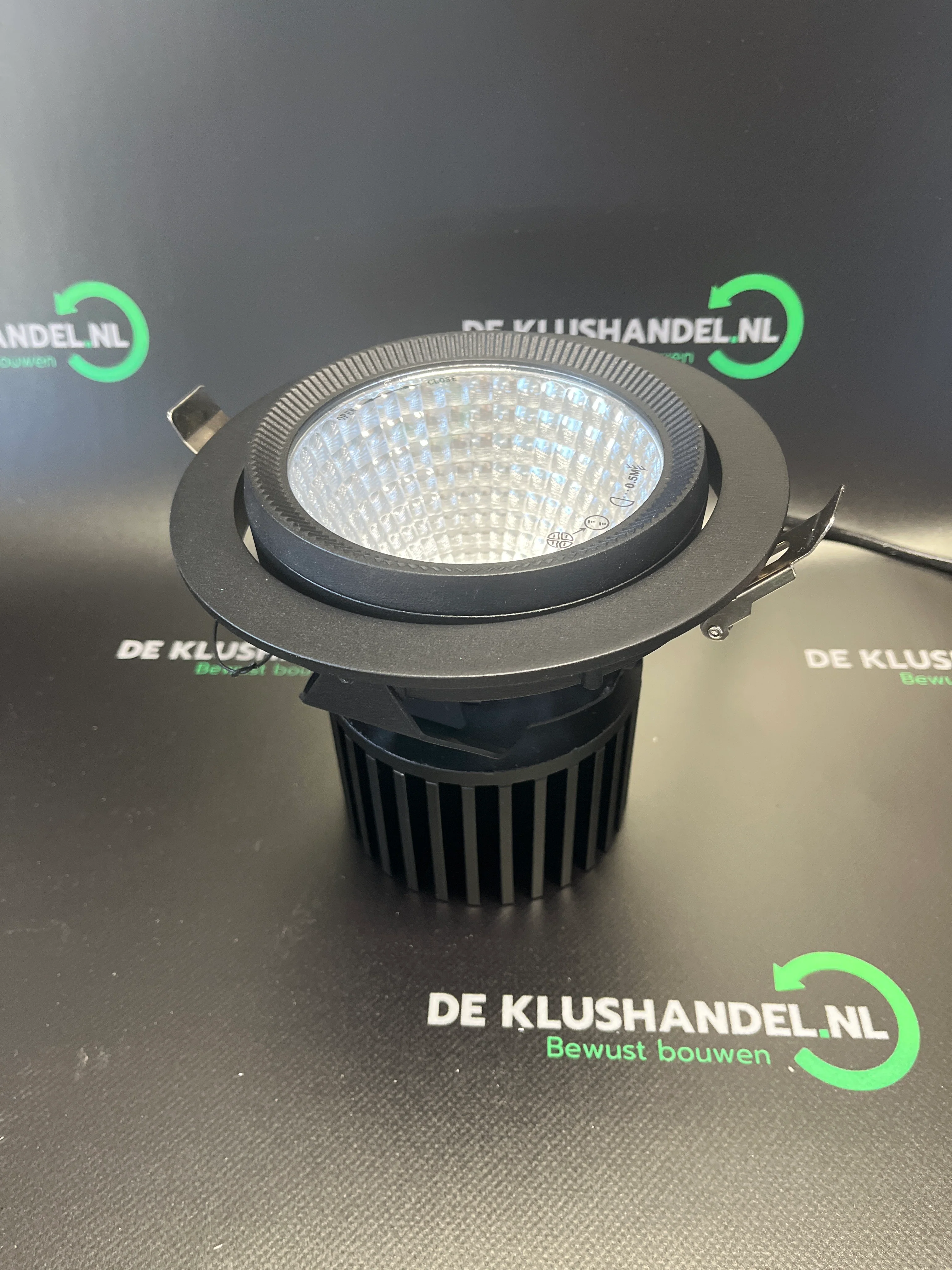 Hektor 2 led downlight zwart 830/45°