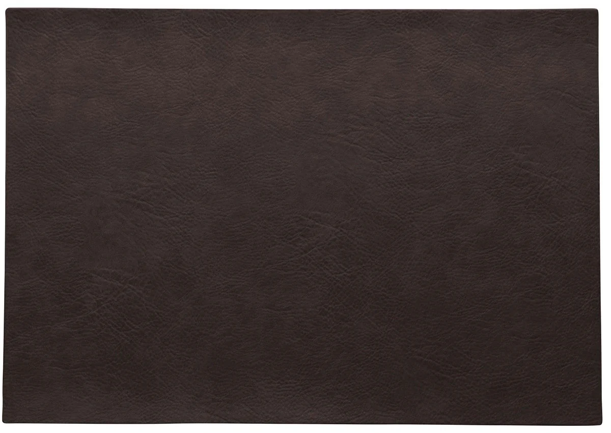 ASA Placemat Vegan Leather – Black Coffee