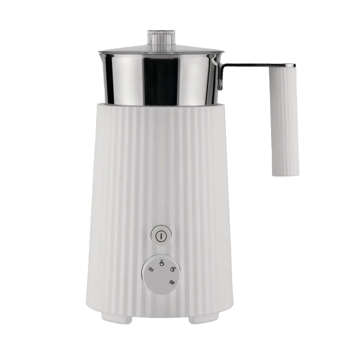 Alessi Plissé Melkopschuimer – Wit