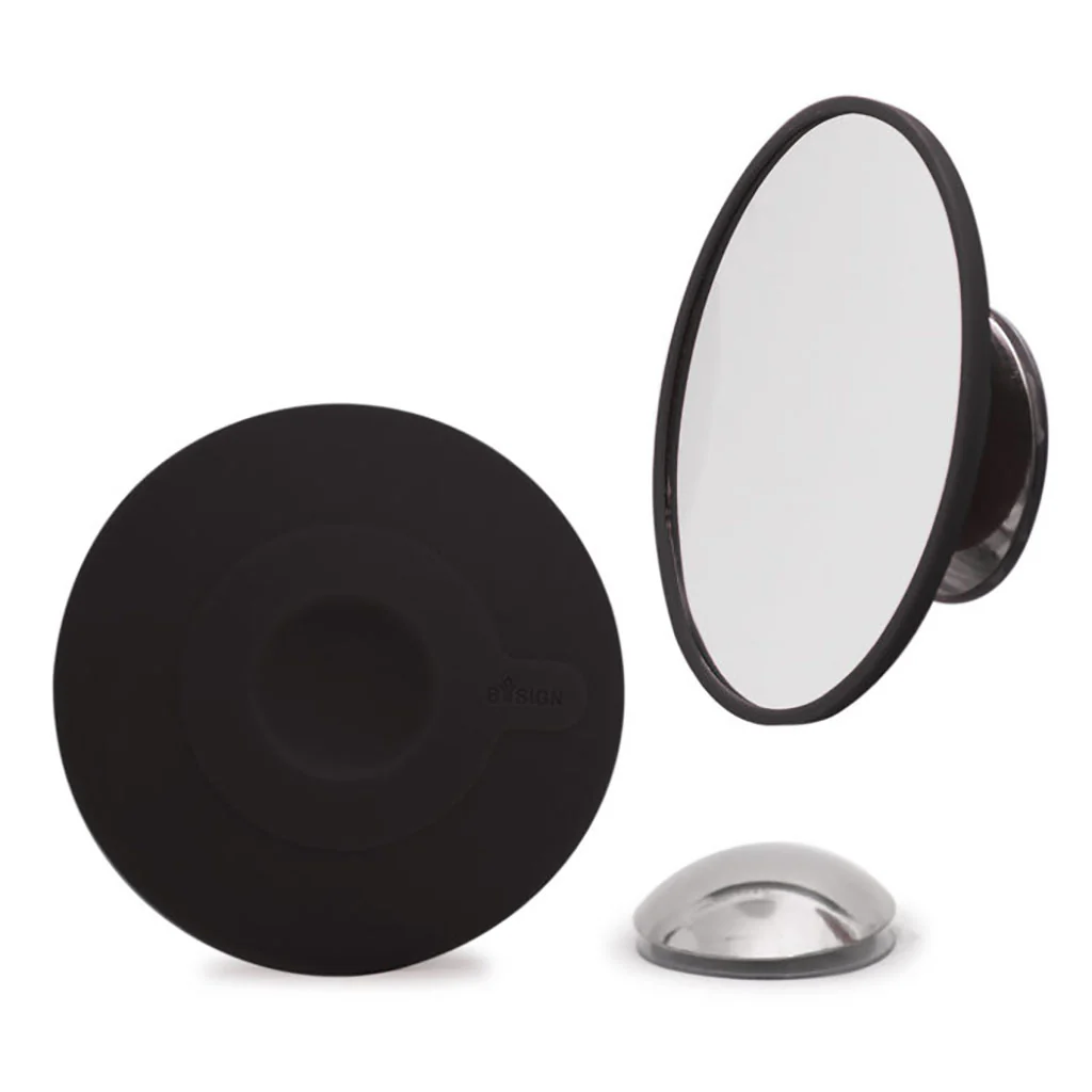 Bosign AirMirror™ Afneembare Make-up Spiegel 10x Vergroting – Zwart