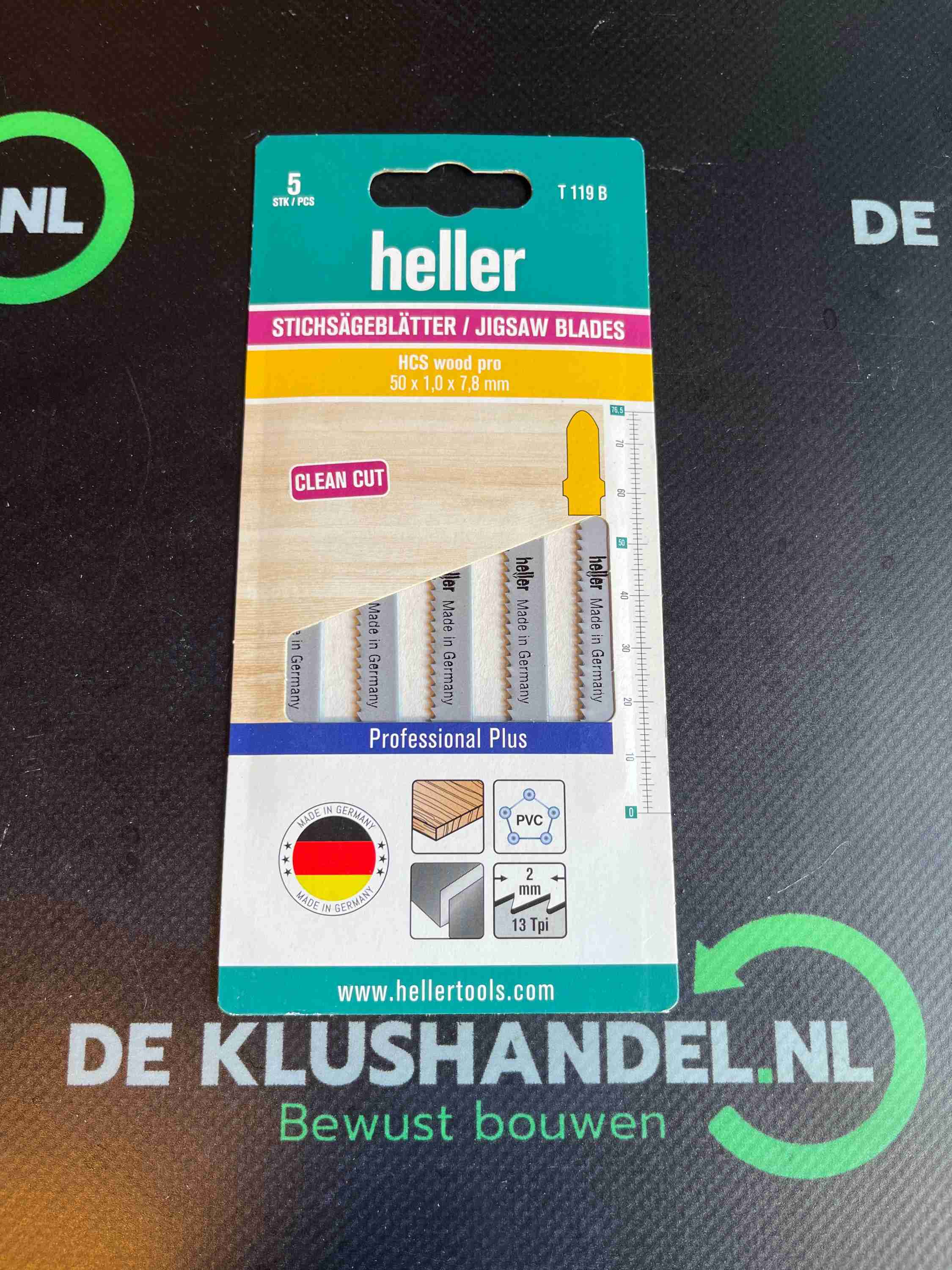 Heller Decoupeerzaag blad T119 B – 5st.
