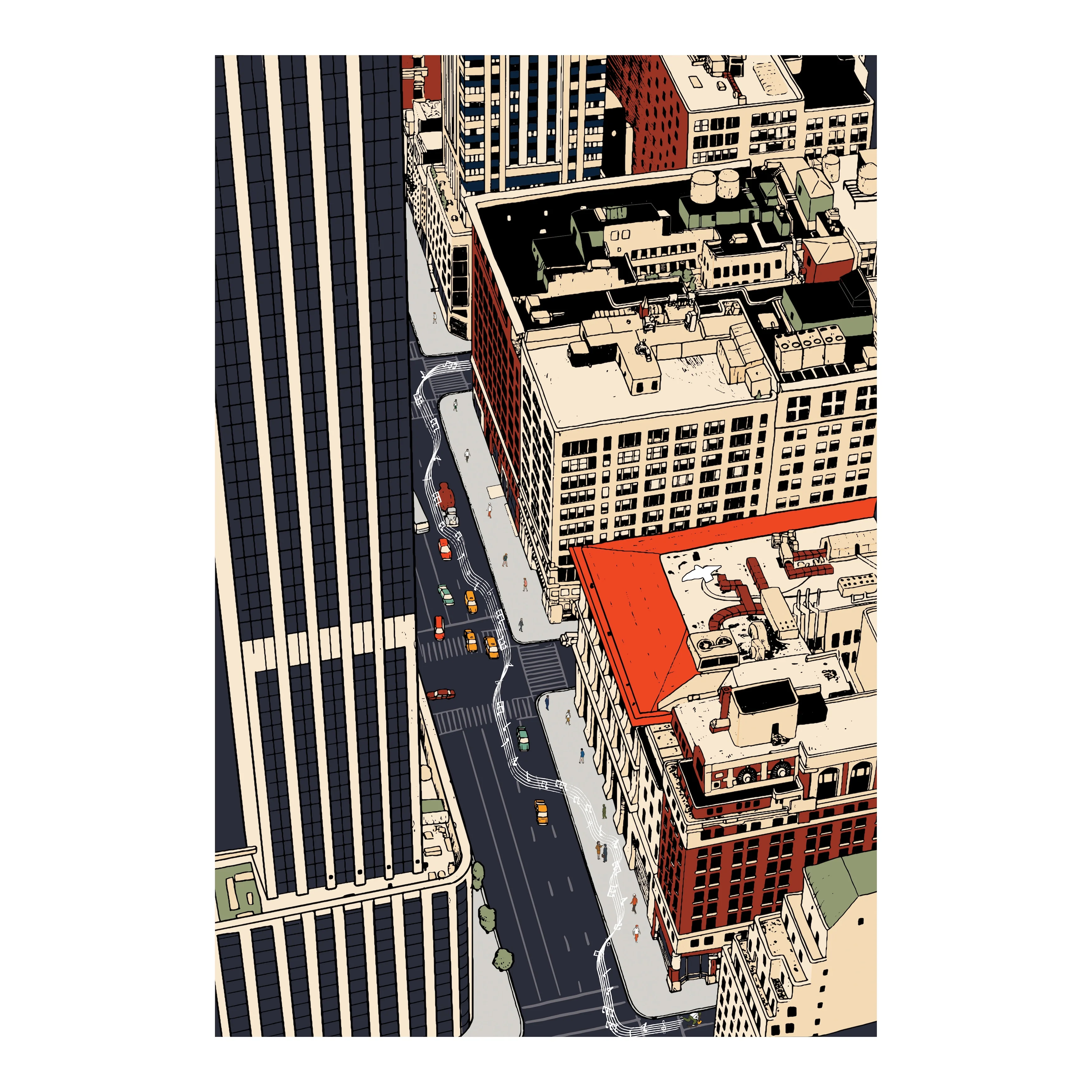 “CITY JAZZ – JAMEEL” PRINT (A2)