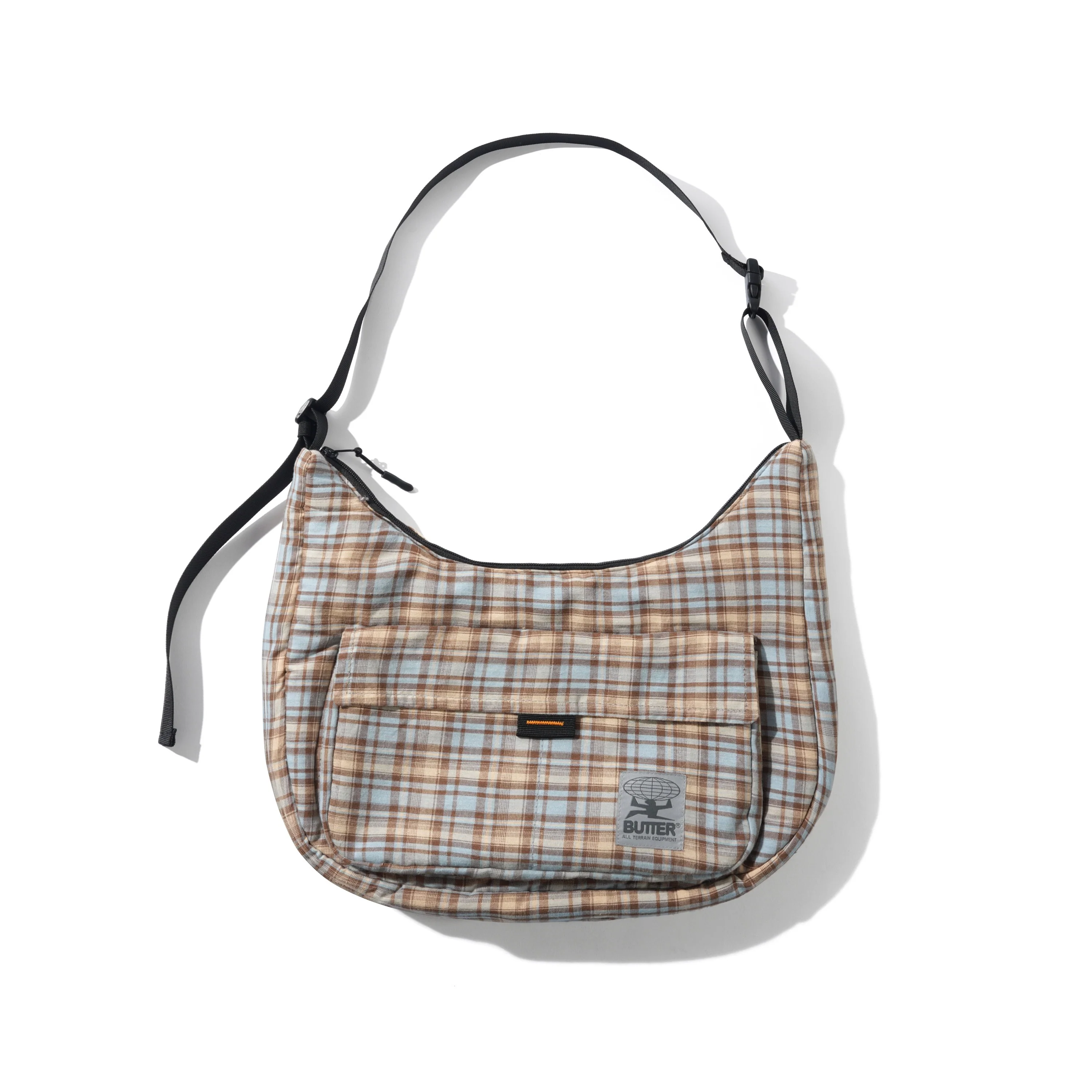 “CROSSBODY” BAG (SKY/TAN)
