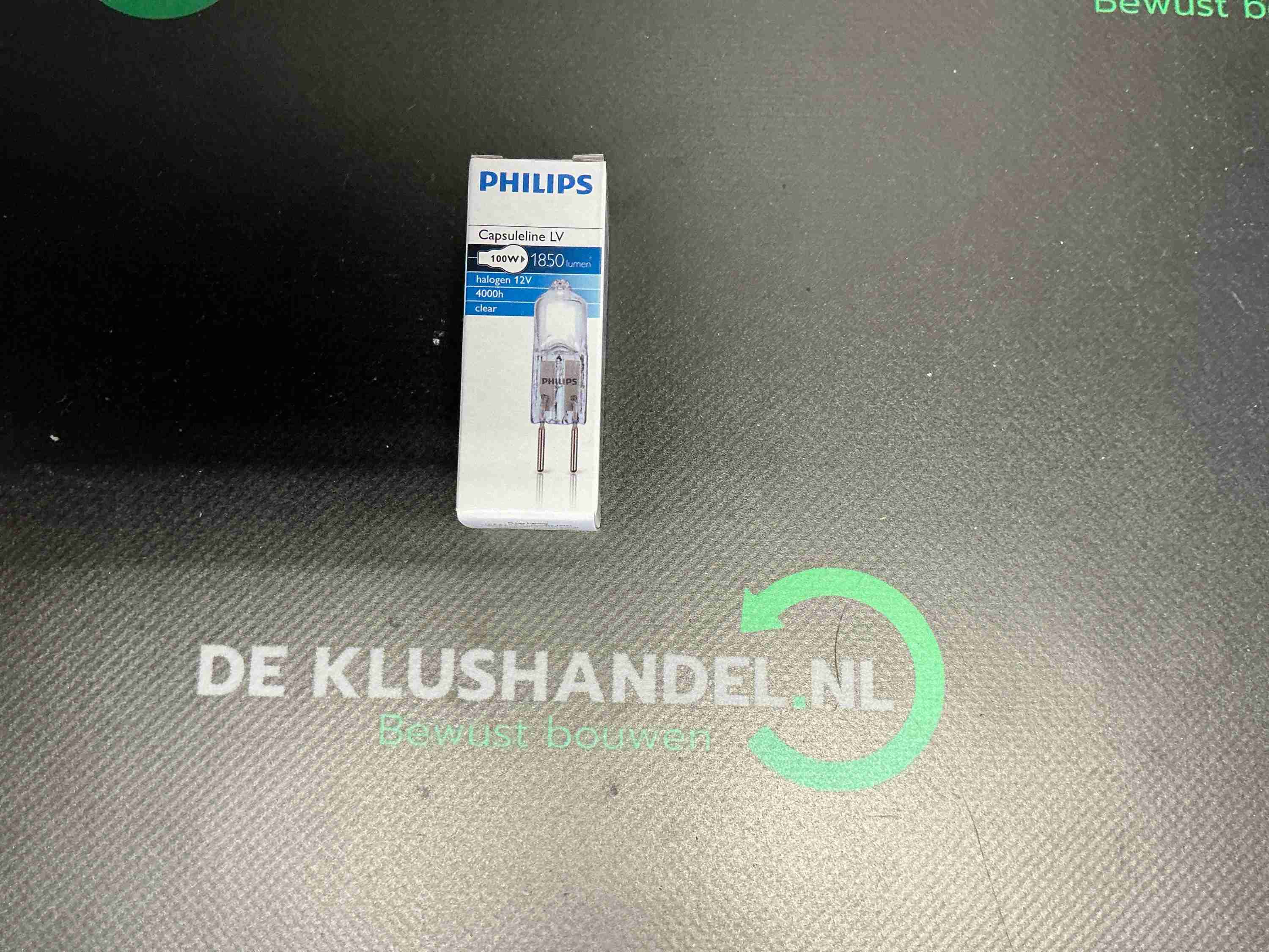 Philips capsuline LV 100W GY6.35 12V 3000k