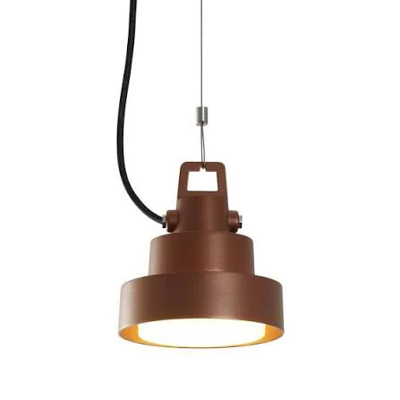 Marset Plaff-on! S16 hanglamp led IP65 roestbruin