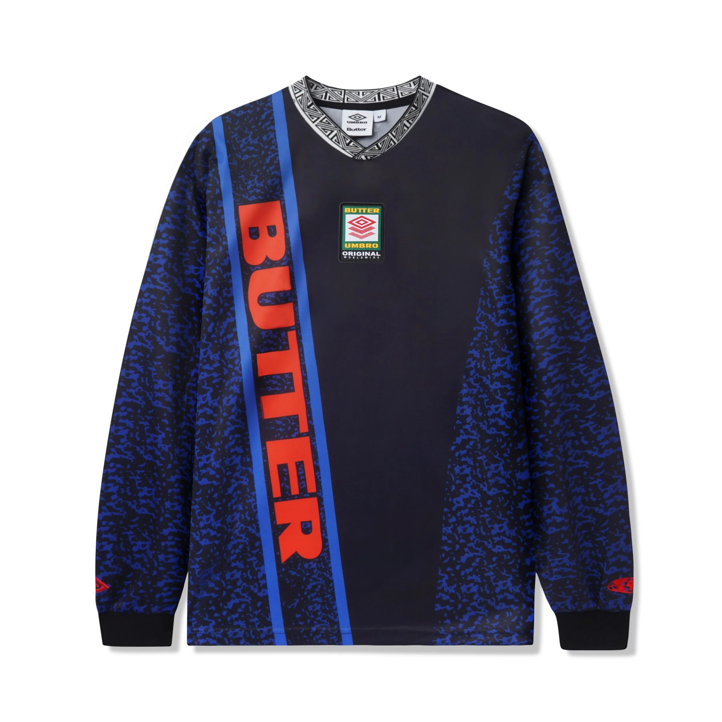 “GOALIE” LONGSLEEVE JERSEY (BLACK/BLUE)