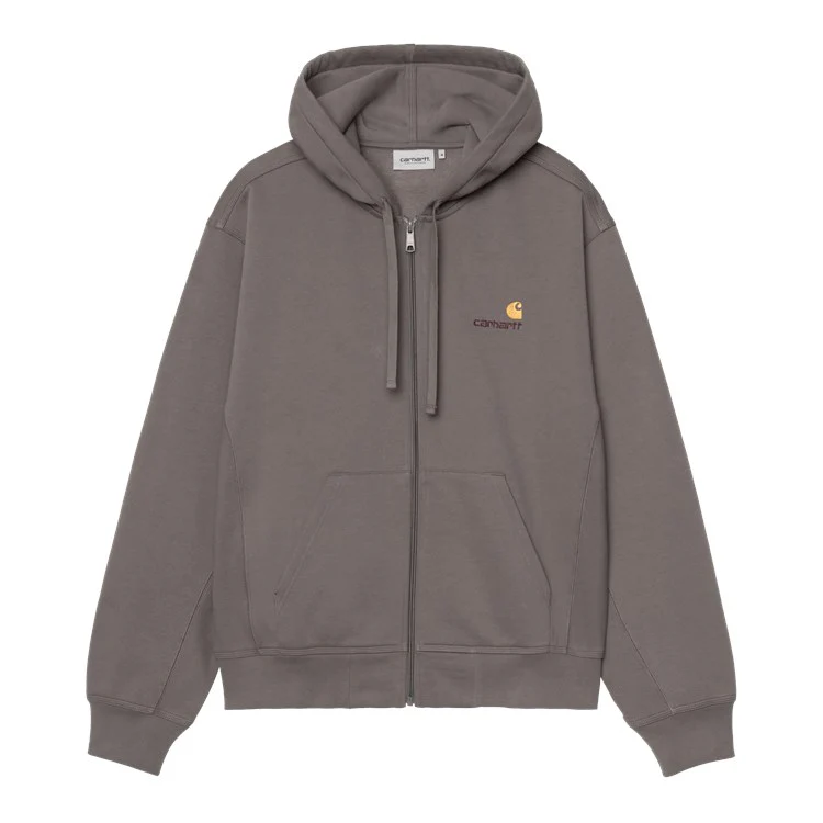 “AMERICAN SCRIPT” HOODED JACKET (PORPHYRY)