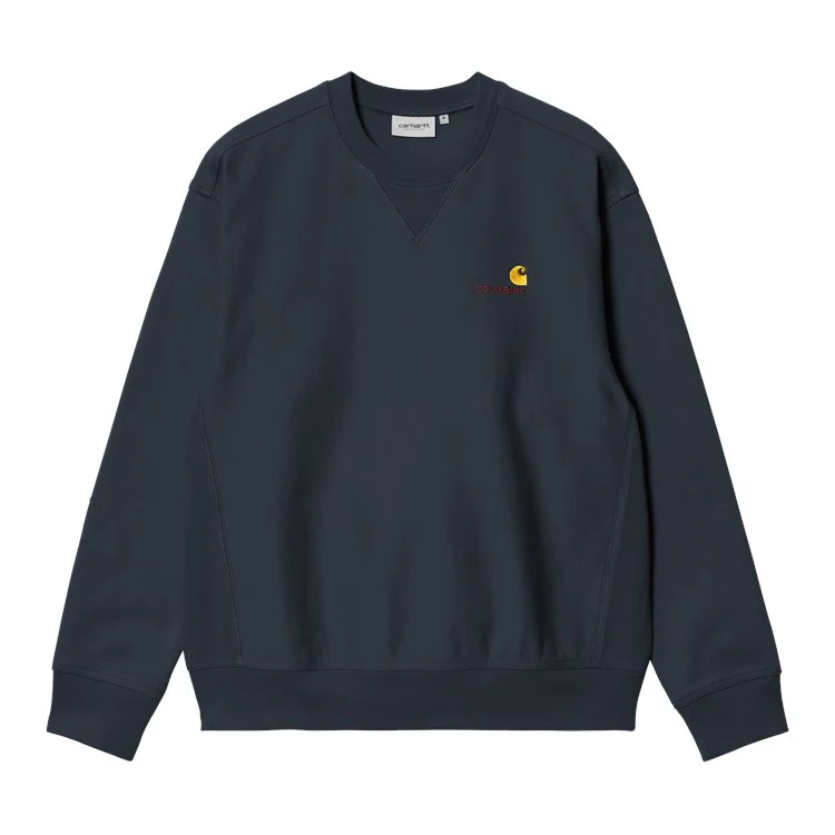 “AMERICAN SCRIPT” CREWNECK (DEEP NIGHT)