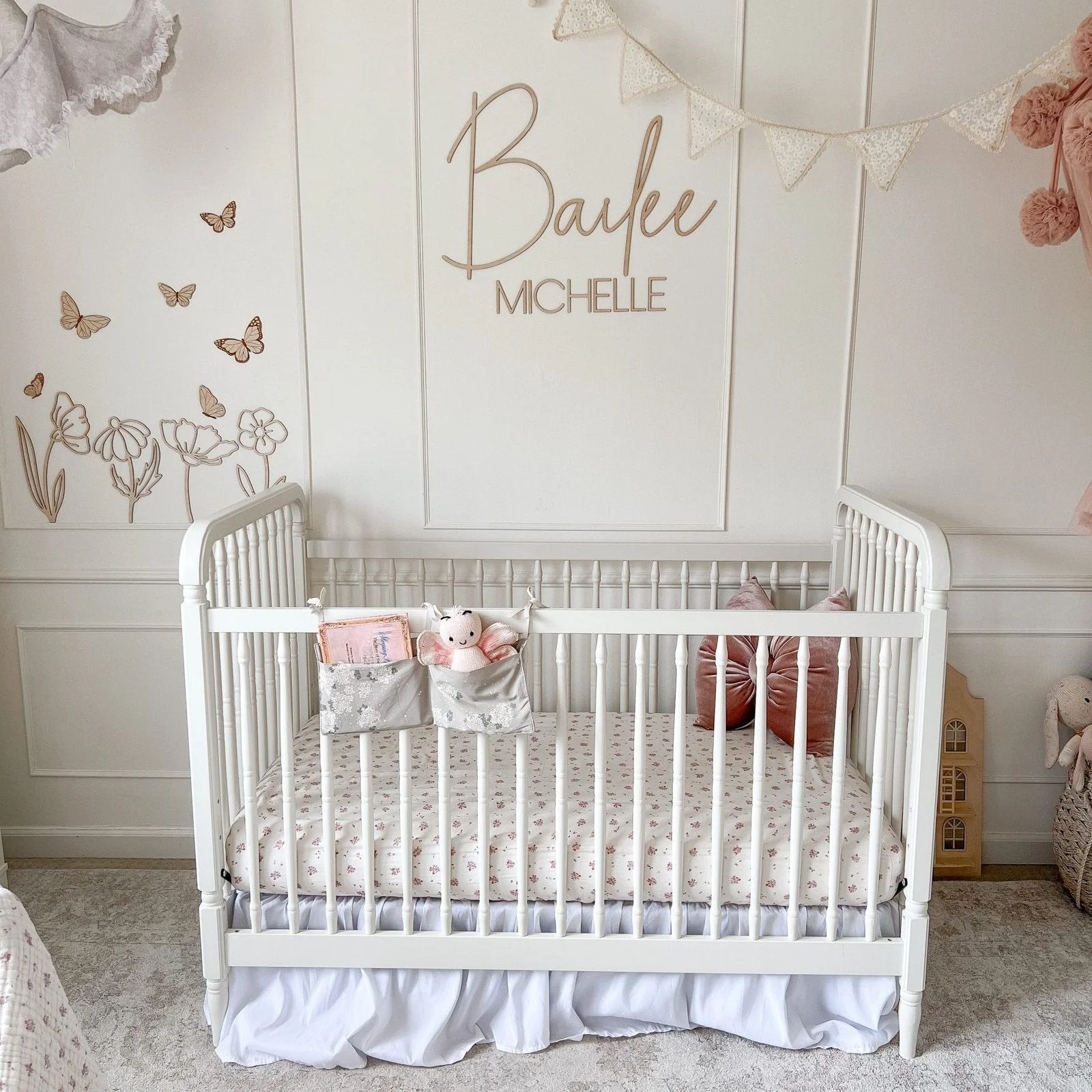 Dubbele houten Naam – Customize!