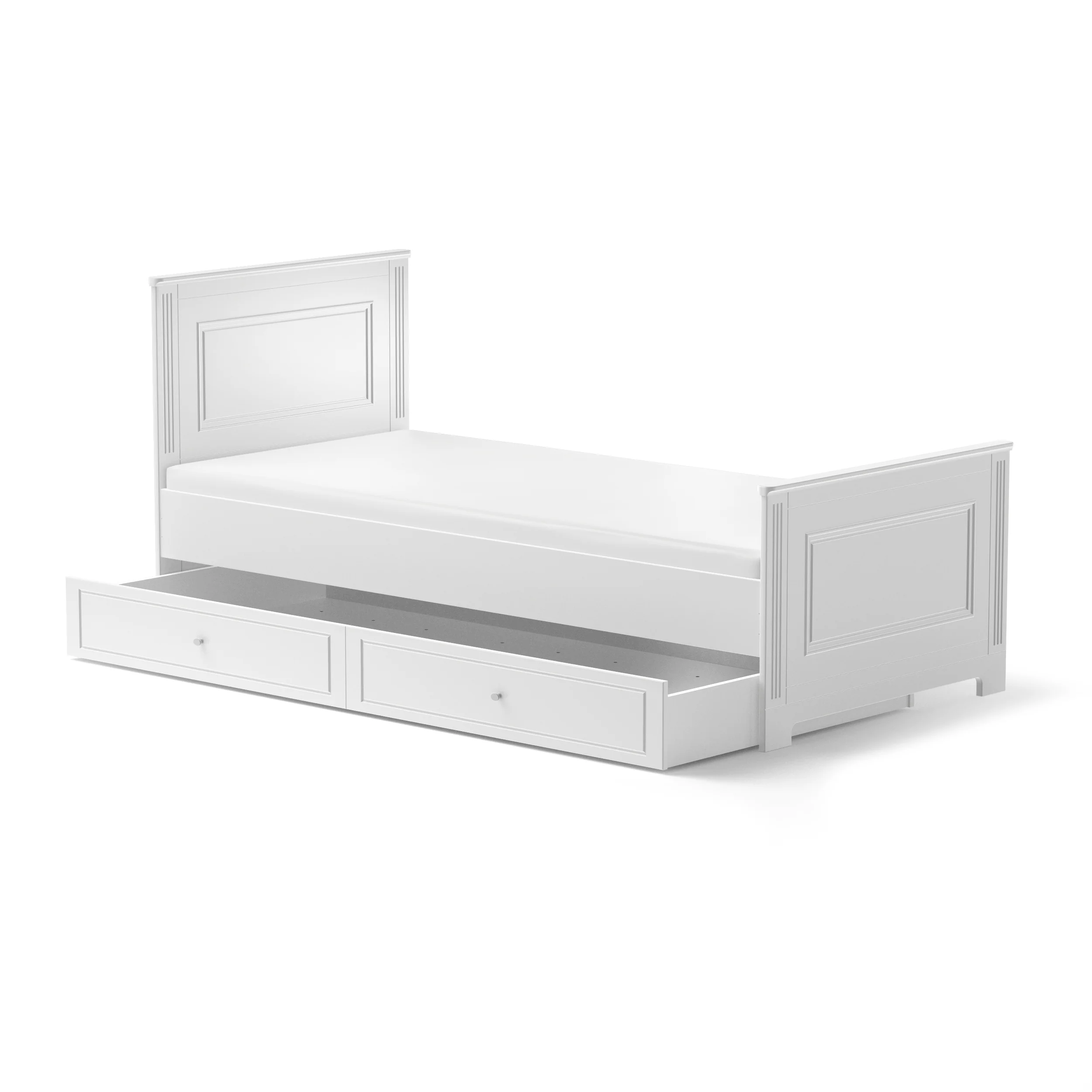 Bed Imme met (slaap) lade – Wit 90 x 200cm