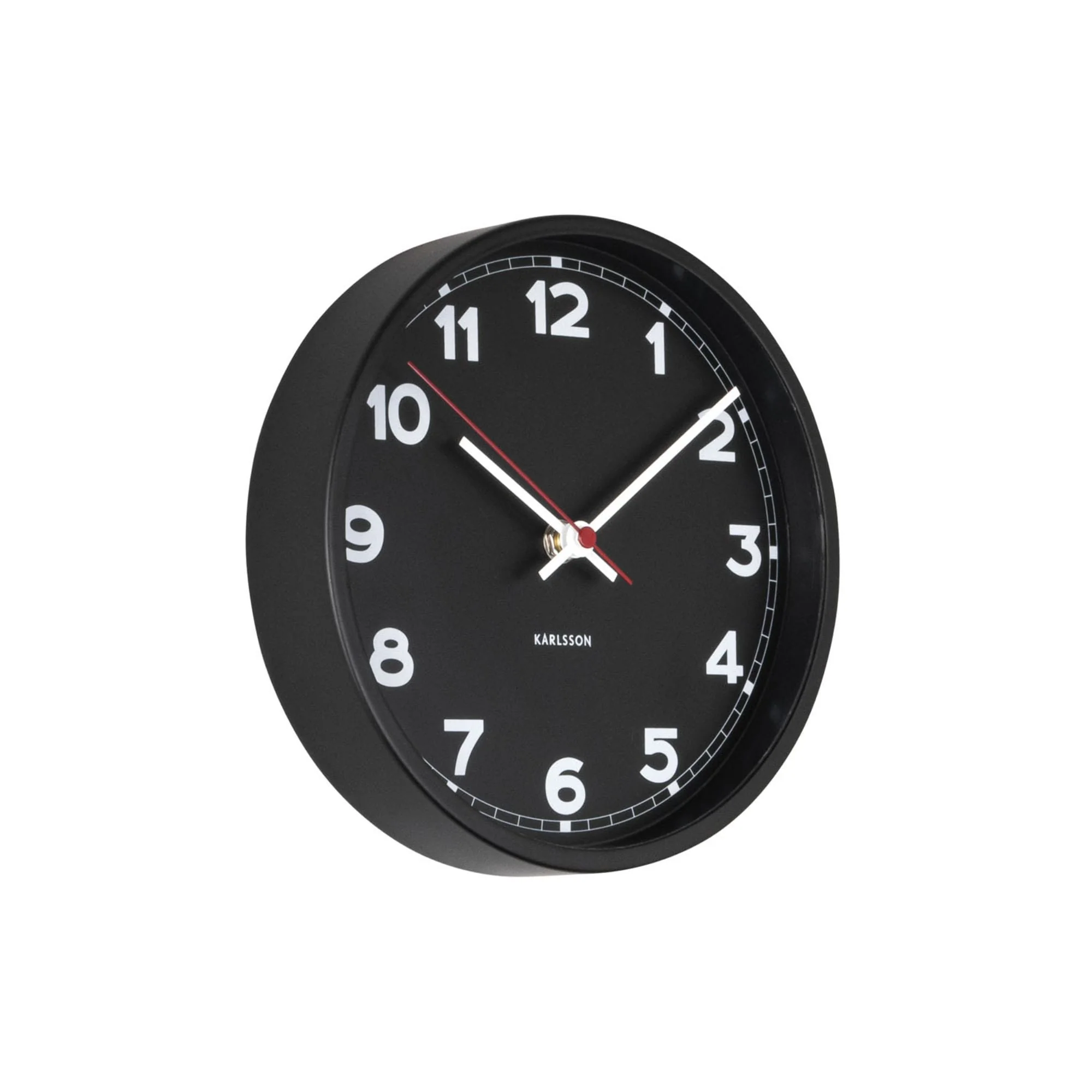 Karlsson klok Classic Zwart – Ø20cm