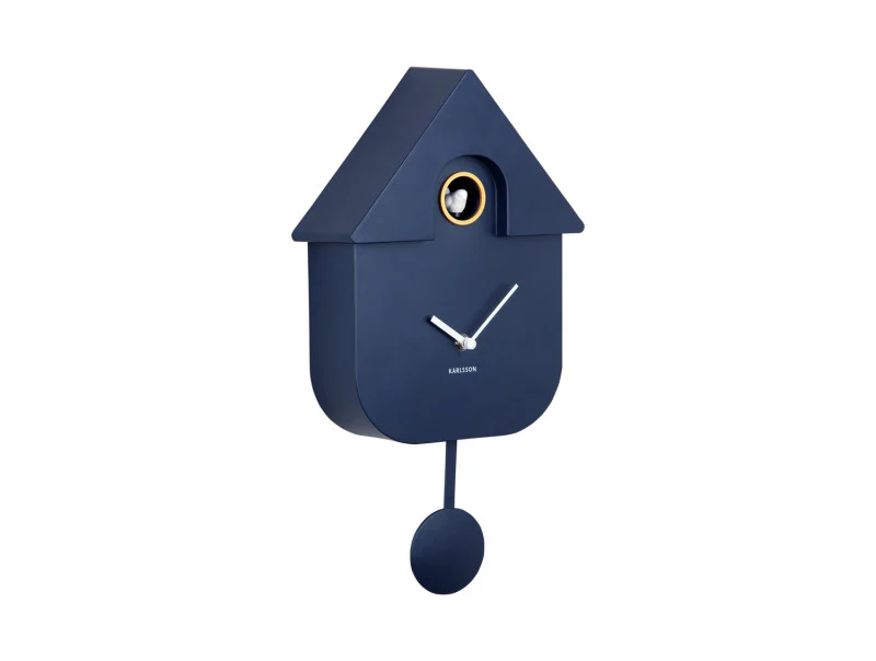 Karlsson Modern Cuckoo Wandklok – Donker Blauw