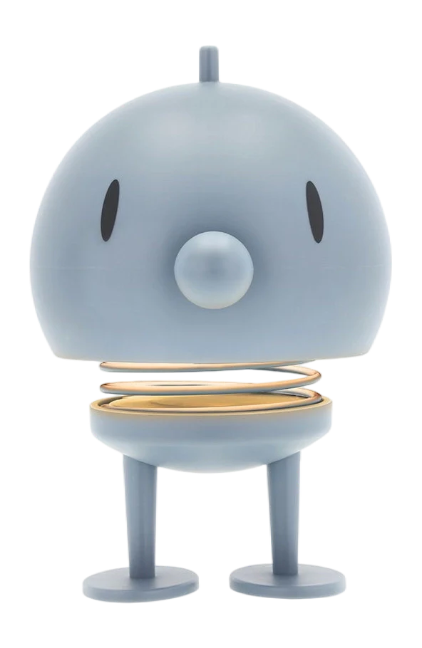 Hoptimist Soft LED Lamp L – Sky Blue 15 cm | Draadloze Sfeerlamp met Touch Dimmer