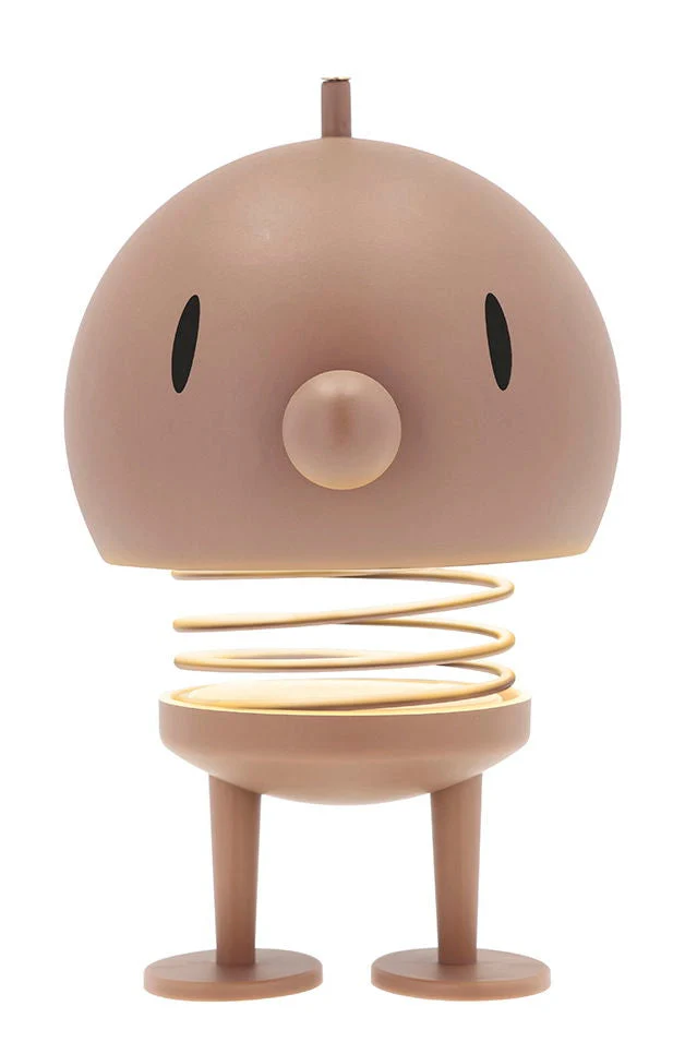 Hoptimist Soft LED Lamp L – Choko 15 cm | Draadloze Sfeerlamp met Touch Dimmer
