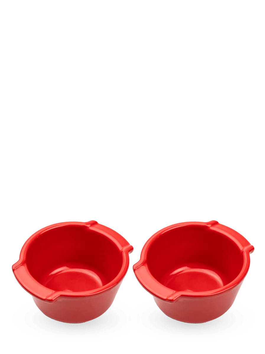 Peugeot Appolia set keramische schaaltjes – 20 cl Rood