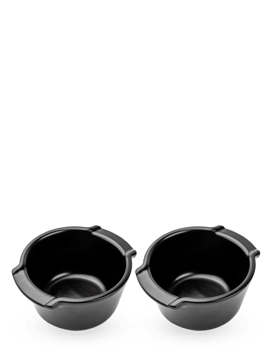 Peugeot Appolia set keramische schaaltjes – 20 cl Zwart