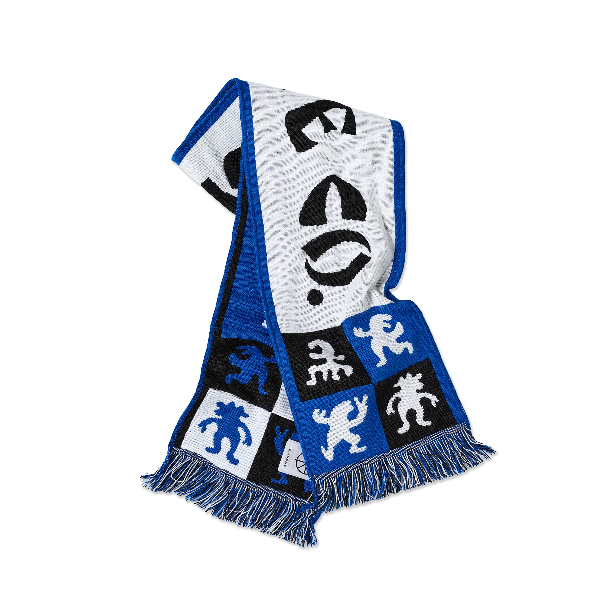 “CHECKERS” FOOTBALL SCARF (BLUE)