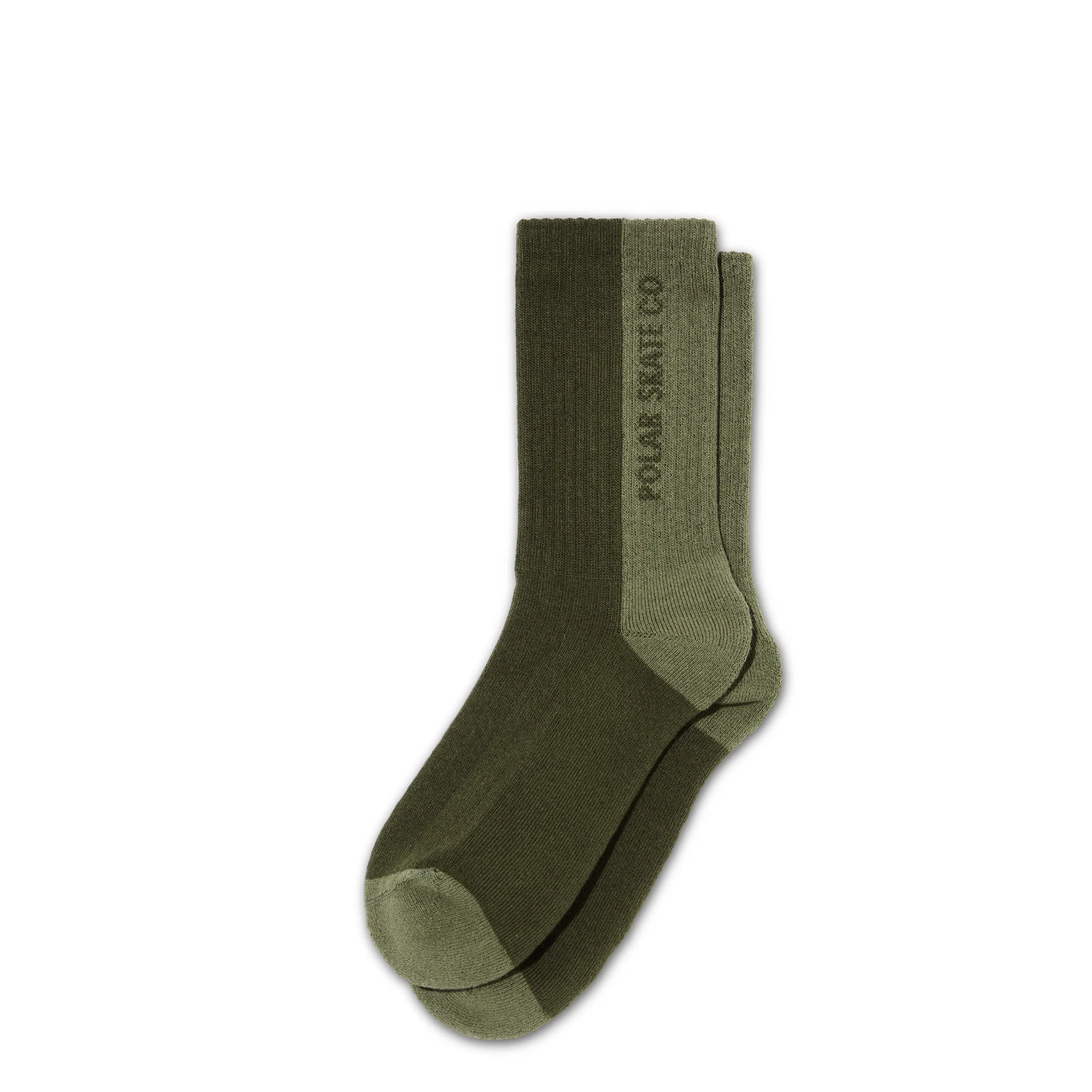 “50/50” RIB SOCKS (UNIFORM GREEN)