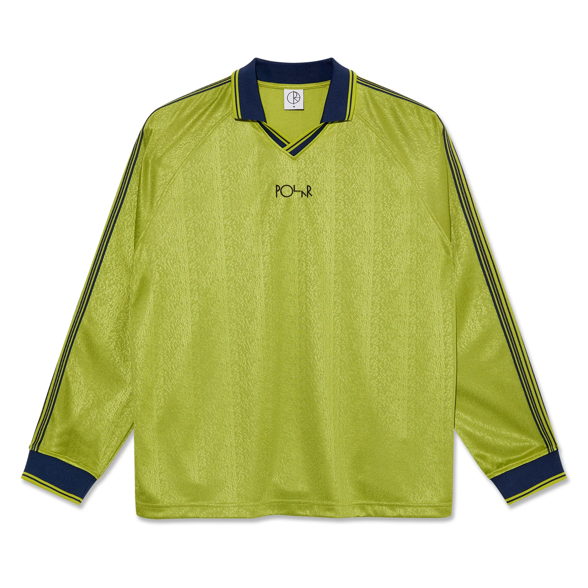 “DAVIE” LONGSLEEVE FOOTBALL SHIRT (PERIDOT/DARK BLUE)