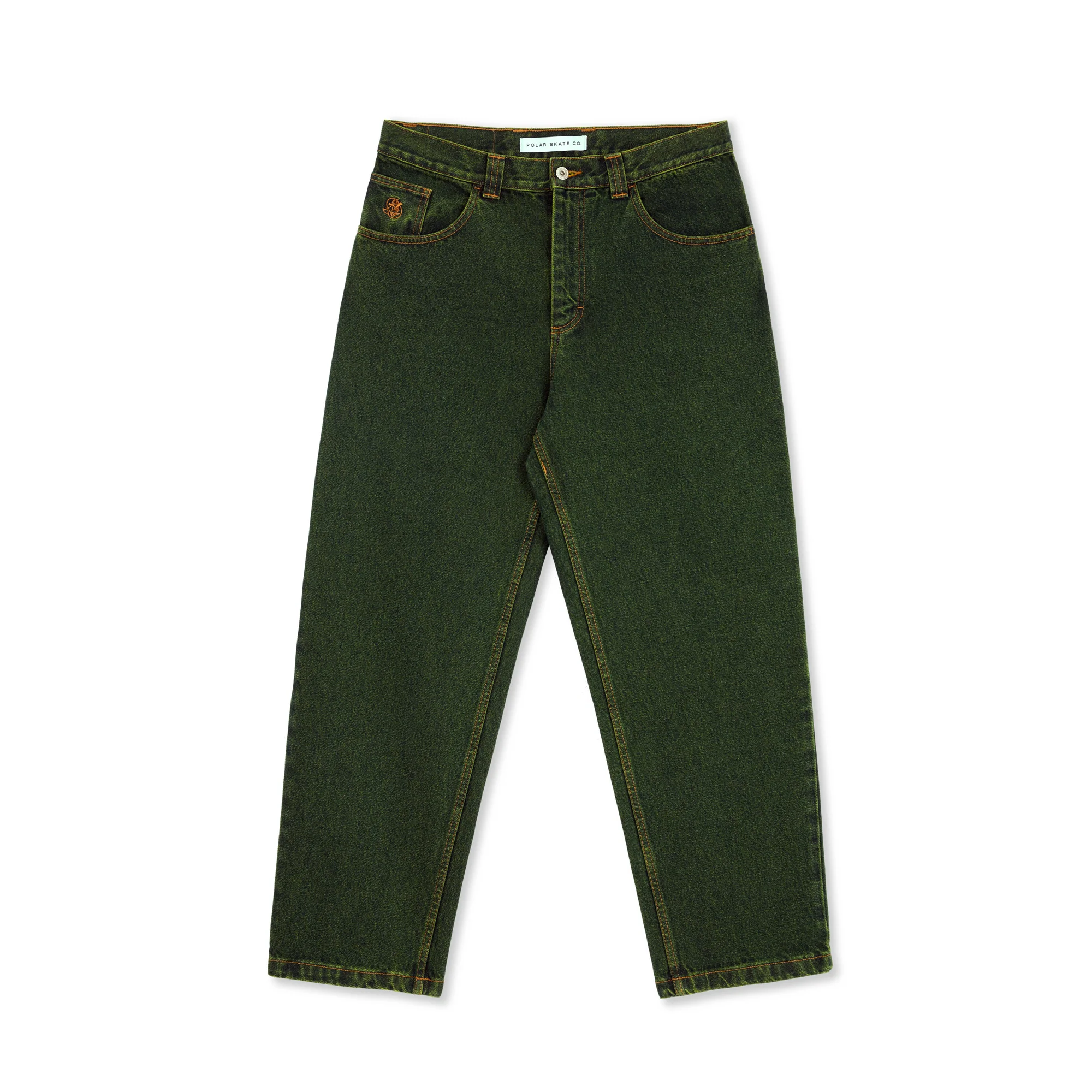 “93!” PANTS (CHARTREUSE/BLUE)