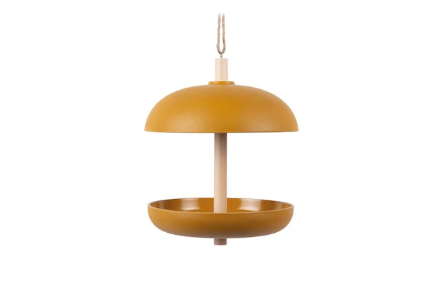 Present Time Bird Feeder Unidad – Hangende Vogelvoederbak (Okergeel)