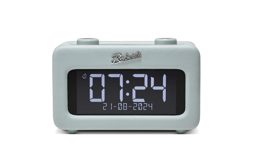 Roberts Revival Wekker Radio – Licht Blauw – Retro Elegantie met Moderne Technologie