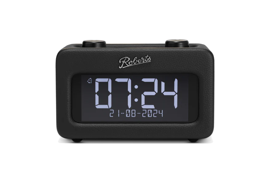 Roberts Revival Wekker Radio – Zwart – Retro Elegantie met Moderne Technologie