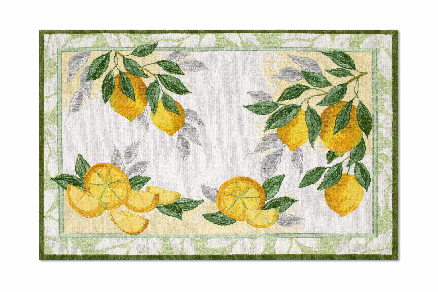 Sander placemat Lemon 32×48 cm – kleurrijke placemat met citroenmotief