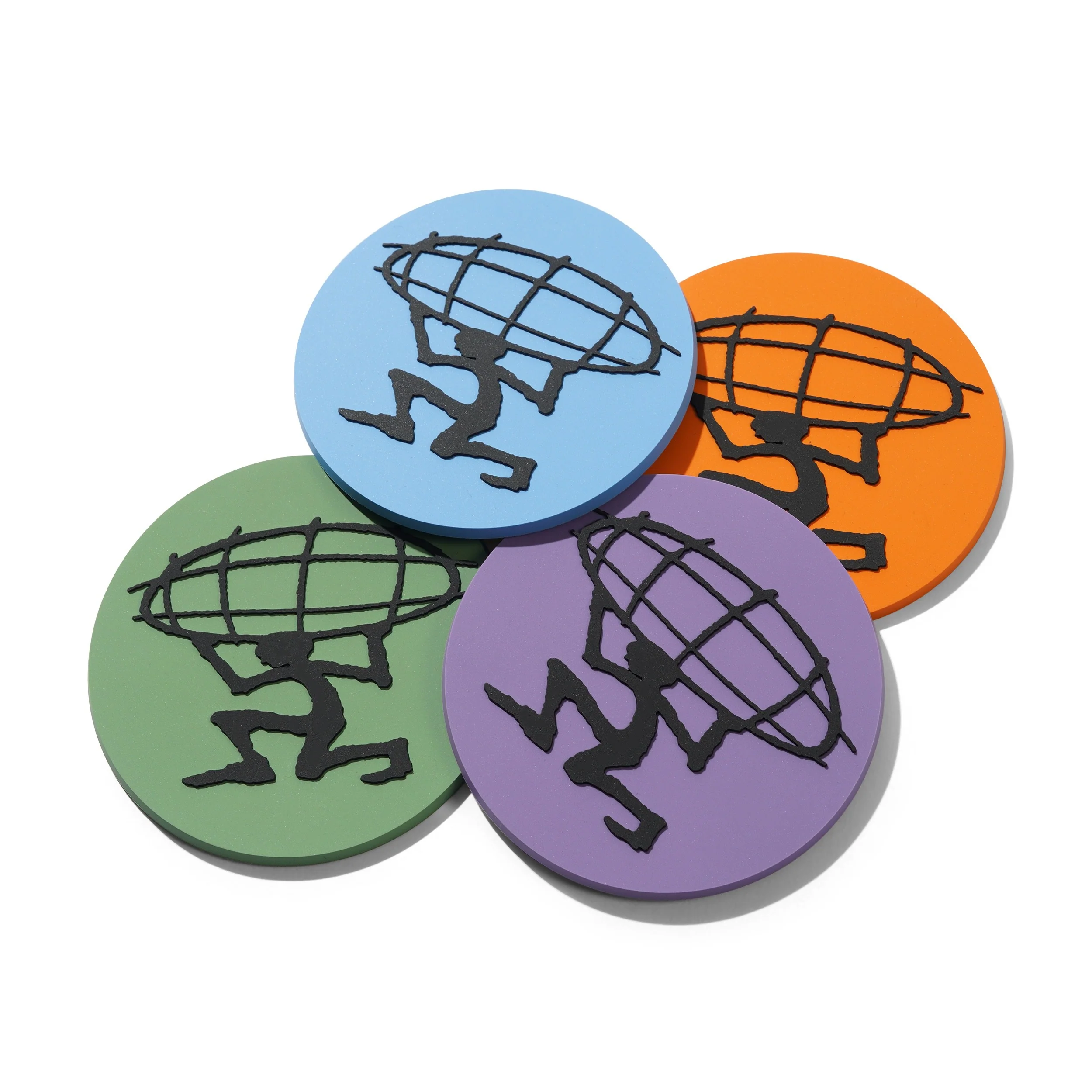 “TERRAIN” RUBBER COASTERS (SET)