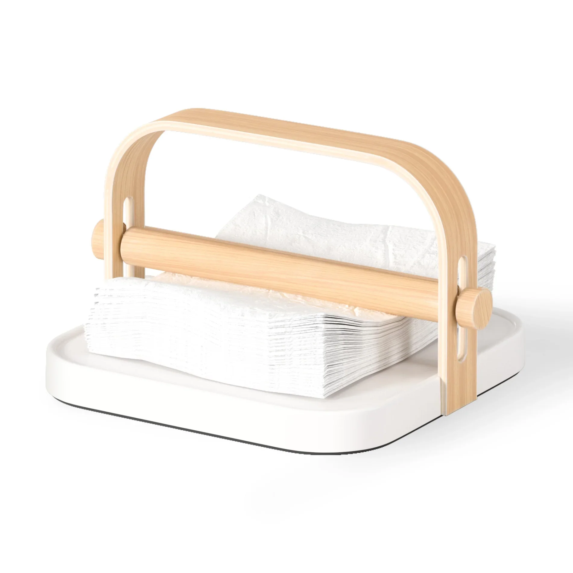 Umbra Bellwood Servethouder – Wit/Naturel