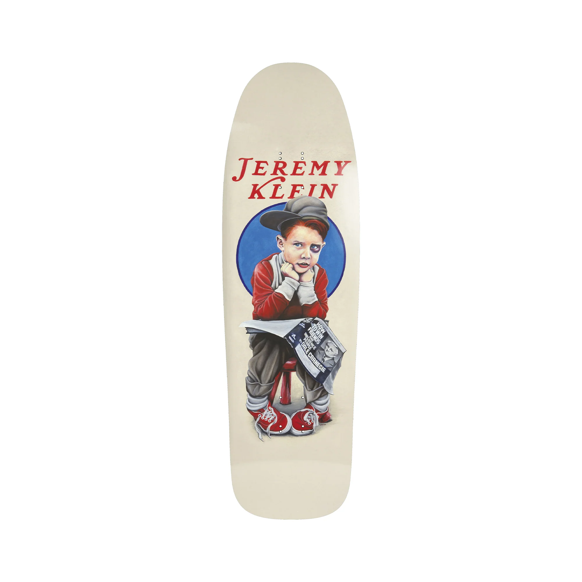 JEREMY KLEIN'S "BLACK EYE KID" RE-ISSUE SLICK DECK (9.4")