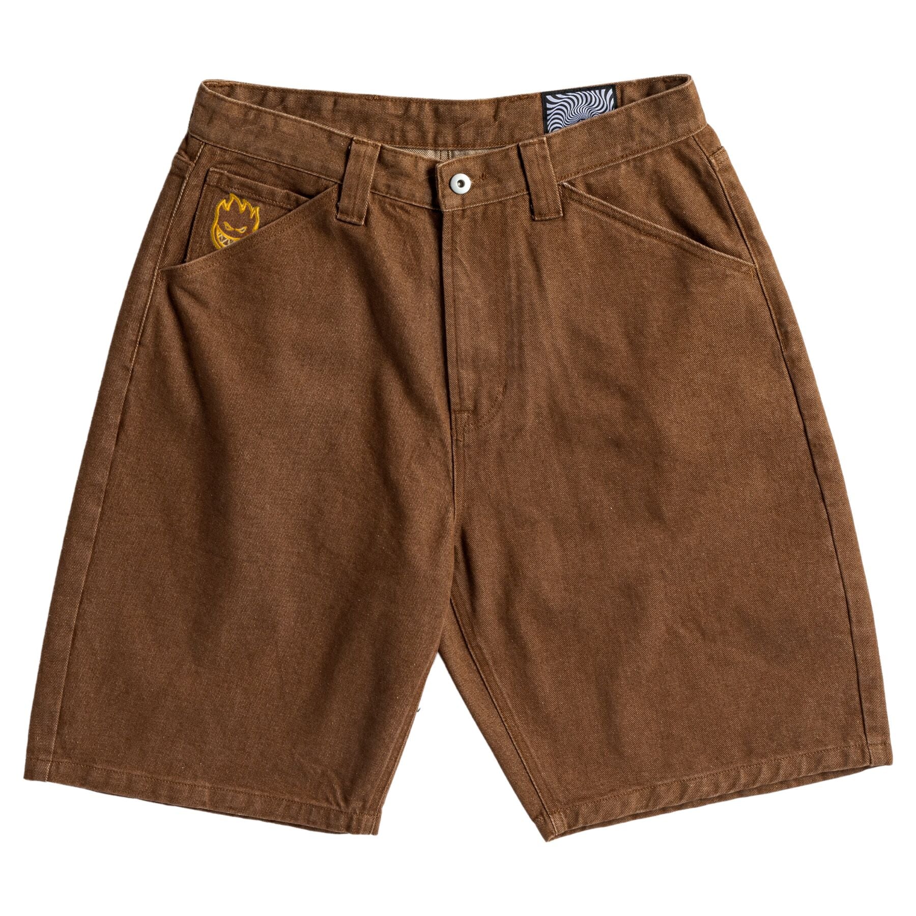 “BIGHEAD CUSTOM” DENIM SHORTS (BROWN)