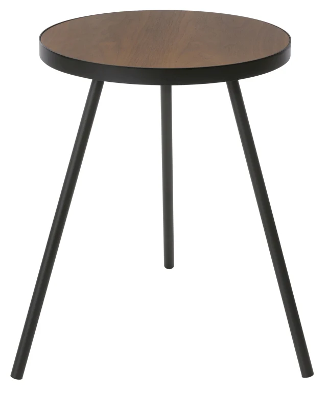 Yamazaki bijzettafel Tower – zwart / hout