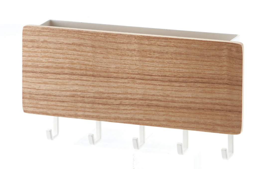 Yamazaki Magnetisch Sleutelrek Rin – Wit/Hout