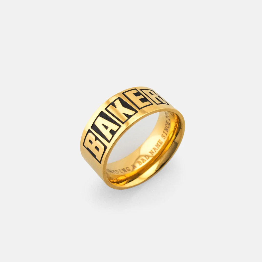 “BRAND LOGO” RING (GOLD – VARIOUS SIZES)