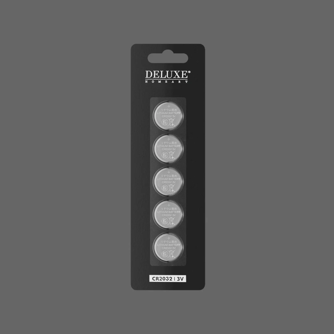 CR2032 knoopcel batterijen – 5 stuks – Deluxe Homeart