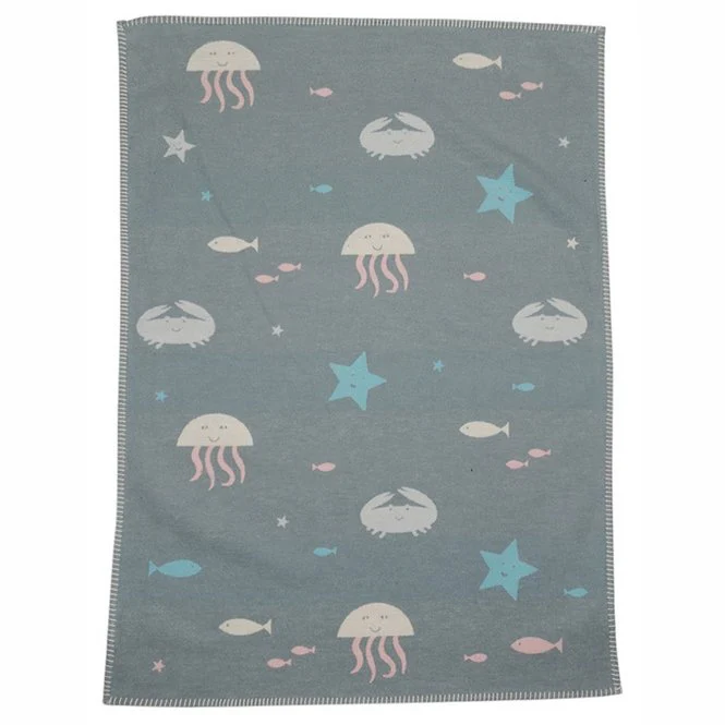 David Fussenegger Babydeken 75/100 – Lena – Under The Sea -Lichtgroen