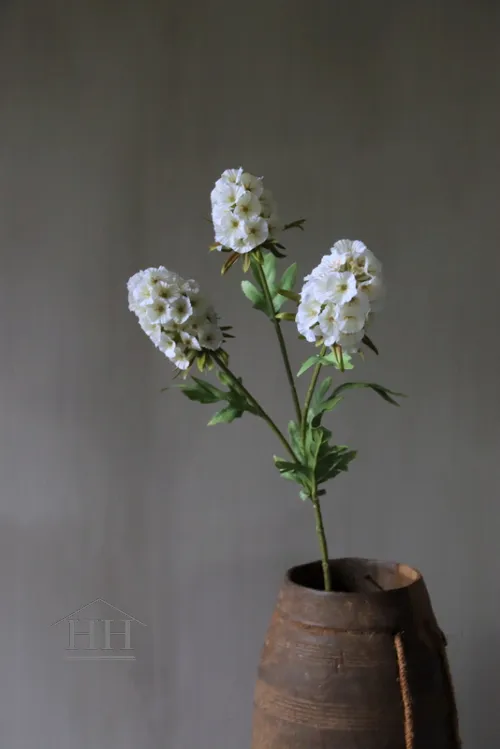 Kunst dianthus wit 77 cm