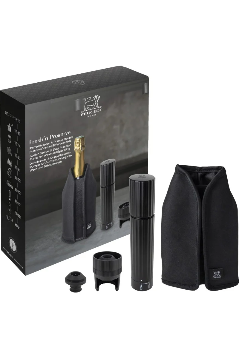 Peugeot Preserve & Frizz Set – Vacuumpomp met fleskoeler