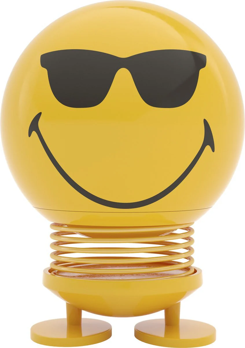 Hoptimist Smiley Cool L Geel