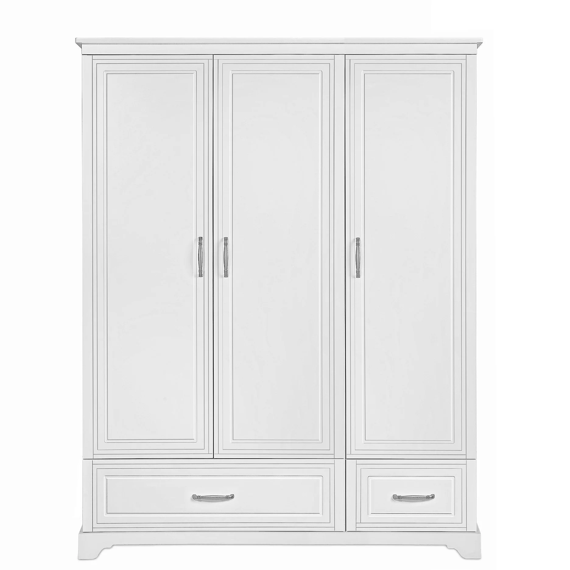 3-deurs kledingkast Mare – Wit